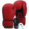 Kit Luva de Boxe Muay Thai Pretorian First Fx- 2 + Bandagem e Protetor Bucal - Vermelho/preto 12 Oz - 1