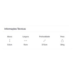 Organizador De Facas Clear Branco Fechado OU - 5