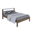 Ver imagem 7 de Cama De Casal Para Colchão 138 X 188 Cm Cr35009 Nogal/Branca
