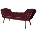 Ver imagem 5 de Recamier Sofá Divã Namoradeira Sienna 90cm Solteiro Suede