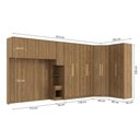 Ver imagem 3 de Quarto Modular Kappesberg Adapt Nogueira 6 Peças 474cm X 185cm
