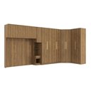 Ver imagem 1 de Quarto Modular Kappesberg Adapt Nogueira 6 Peças 474cm X 185cm