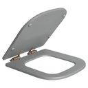 Ver imagem 1 de Assento de Poliéster Slow Close Unic Cinza Fosco Corten Matte - Ap.217.ct.mt.86