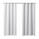 Ver imagem 7 de Cortina Basic Blackout 2,20 x 1,30 m para Varão Simples 1: Branco