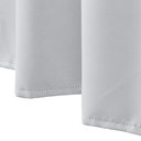 Ver imagem 2 de Cortina Basic Blackout 2,20 x 1,30 m para Varão Simples 1: Branco