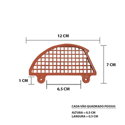 Passarinheira Ventilada Telha Americana 100un (rende 22m) - 3