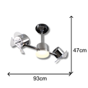 Ver imagem 7 de Ventilador de Teto Treviso Infinit Led Cromado Bivolt