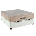 Ver imagem 4 de Kit Cama Box Bau e Colchão Molas Ensacadas Casal Airflex Branco