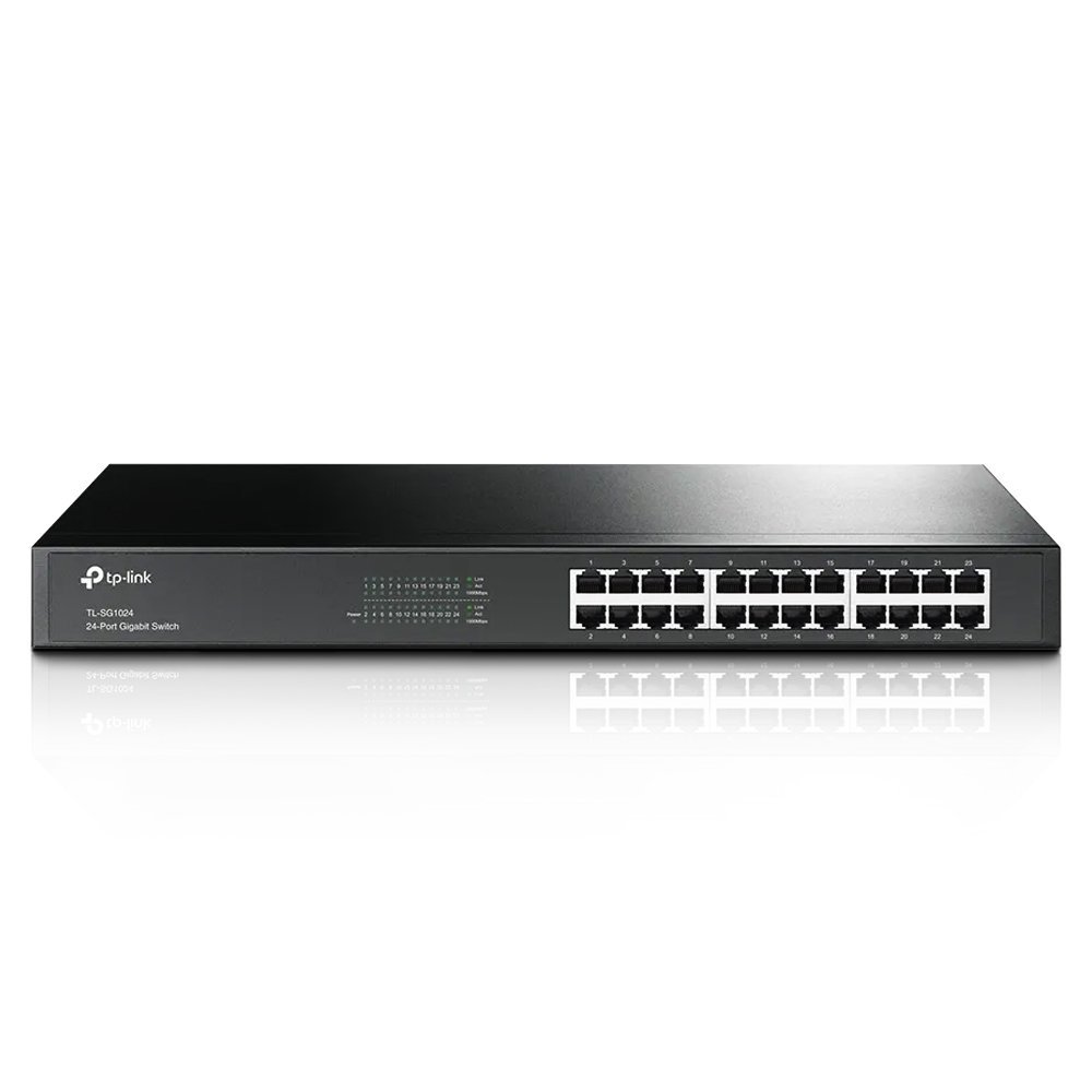 10in Rackswitch Switch 24 Portas 10/100/1000 Gigabit Rack 19