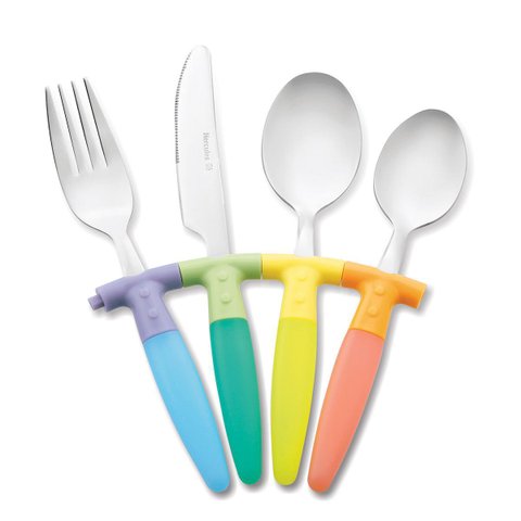 Conjunto de Talheres Infantil Camisa 4 Pc