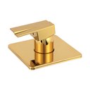 Ver imagem 2 de Acabamento para Registro Monocomando Dourado Brilhante Chuveiro Banheiro Padrão Deca
