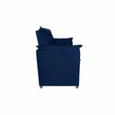 Ver imagem 4 de Sofá Opala 2 Lugares 140cm Azul Marinho Suede Porto Estofados Convencional