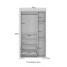 Guarda-roupas Infantil Flex 3 Portas e 2 Gavetas Algodão Doce Multimóveis Mp4245 Branco - 6