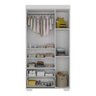Guarda-roupas Infantil Flex 3 Portas e 2 Gavetas Algodão Doce Multimóveis Mp4245 Branco - 4