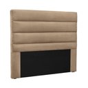 Ver imagem 1 de Cabeceira Casal Vera para Cama Box 140cm Madeira Suede Creme Loja Sheep
