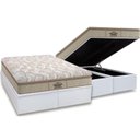 Ver imagem 1 de Cama Box Baú King: Colchão Ortopédico Probel D33 / AG65 Guarda Costas Extreme Resistence Pillow Top