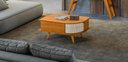 Ver imagem 2 de Mesa de Centro Indianápolis - Cinamomo/off White - Madetec
