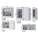 Ver imagem 3 de Cozinha Modulada Henn Americana 14 Peças (3 Armários + 4 Balcões + 1 Paneleiro + 6 Complementos) C14