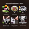 Secador Centrifuga Lavadora Salada Cozinha Secadora Legumes Verduras Aço Inox - 6