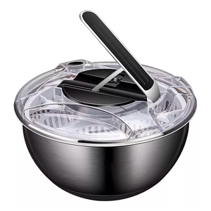 Secador Centrifuga Lavadora Salada Cozinha Secadora Legumes Verduras Aço Inox