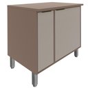 Ver imagem 3 de Balcão Armário Gaveta Porta Temperos Condimentos 1 Prateleira Cozinha Multiuso Marrom Escuro