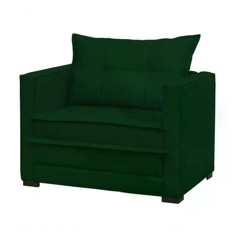 Poltrona Cama Londres Suede Verde Dmonegatto Suede Verde