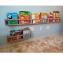 Ver imagem 4 de Prateleira Nicho Porta Livro Quarto Infantil Mdf Madeira 4Un