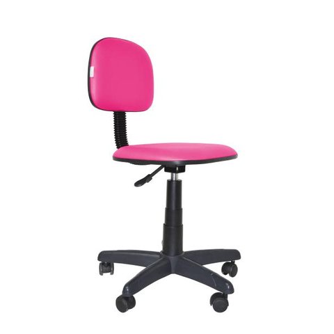 Cadeira Secretaria Giratoria Polo - Couro SinteticoCorano - Pink
