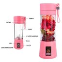 Ver imagem 5 de Mini Liquidificador Portátil Usb Recarregável Mixer (Rosa)