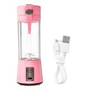 Ver imagem 3 de Mini Liquidificador Portátil Usb Recarregável Mixer (Rosa)