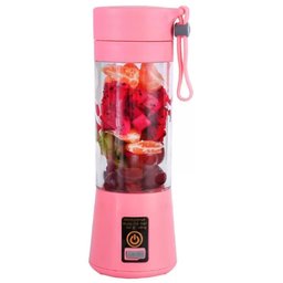 Mini Liquidificador Portátil Usb Recarregável Mixer (Rosa) - 6
