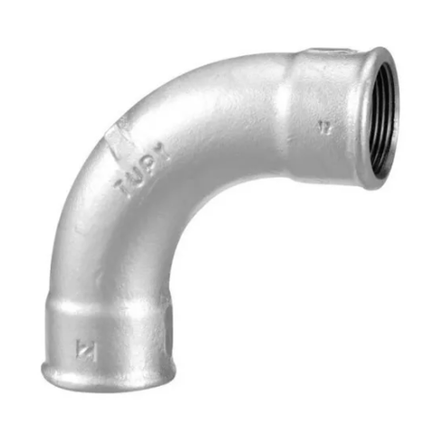 Curva Galvanizada 90° X 2 Polegada Fêmea Curva Metal Galvanizado Fêmea 90° X 2 Polegada Tupy Tupi