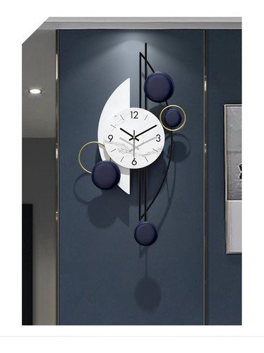 Relógio De Parede 3d Metal Solar Design Europeu Luxuoso 79cm - 7