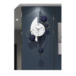 Relógio De Parede 3d Metal Solar Design Europeu Luxuoso 79cm - 7