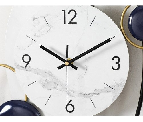 Relógio De Parede 3d Metal Solar Design Europeu Luxuoso 79cm - 4