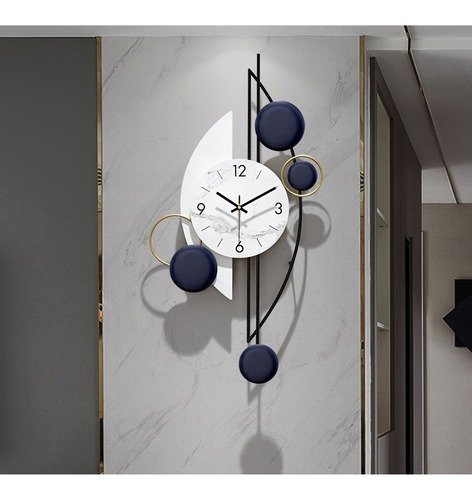 Relógio De Parede 3d Metal Solar Design Europeu Luxuoso 79cm - 8