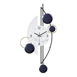 Relógio De Parede 3d Metal Solar Design Europeu Luxuoso 79cm - 2
