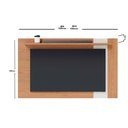 Ver imagem 2 de Painel para Tv até 70 Polegadas com 1 Prateleira 1.637.a0 Leme Colibri