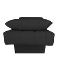 Ver imagem 3 de Maca Estética Capitonê Inclinada Corino Slk Decor Opala com Almofada Preto