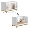 Quarto de Bebê Qencanto Slim Completo Qmovi Branco Acetinado - 4