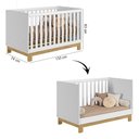 Ver imagem 4 de Quarto de Bebê Qencanto Slim Completo Qmovi Branco Acetinado