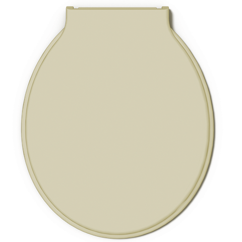 Assento Tampa para Vaso Sanitário Oval Almofadado Especial Econômico Cor Bege Durín
