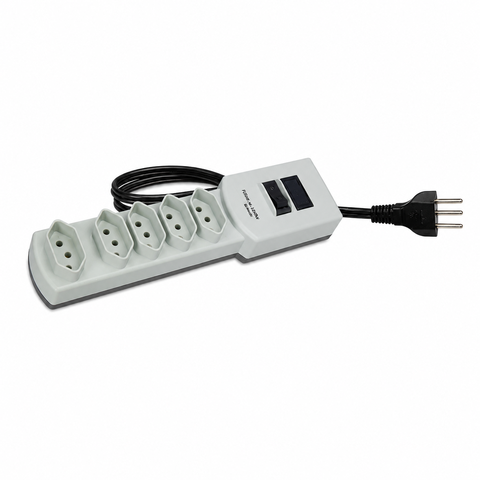 Extensão Filtro de Linha Mg-3001 Cabo 1,5m Cinza Margirius Cor:Cinza