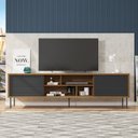 Ver imagem 2 de Rack para TV até 75 Polegadas Industrial 220cm em BP Porta Pier Multiverso 