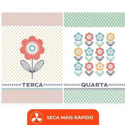 Pano de Prato Copa Lepper Estampado Semaninha Pop 40cm X 60cm 7 Peças - 5