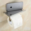 Ver imagem 2 de Papeleira com Suporte para Celular Cromado - 001022