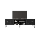 Ver imagem 3 de Rack para TV até 75 Polegadas Industrial Retrô 220cm em BP Porta Telada Multiverso
