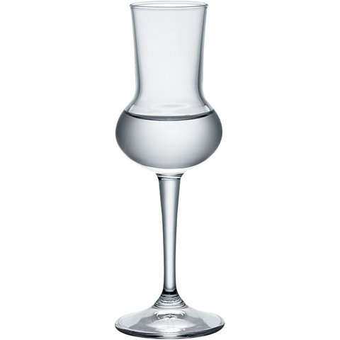 Jogo 6 Peças Taça de Cristal Bormioli Rocco 80ml Transparente 16x5x5cm Vinho Bar