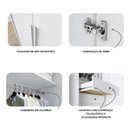 Ver imagem 3 de Guarda Roupa Casal Bellagio com 6 Portas e 6 Gavetas Una Mobília
