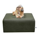Ver imagem 3 de Cama Box Para Cachorro e Pet Quadrado Confortável Luna Veludo Light Cinza Light Matrix